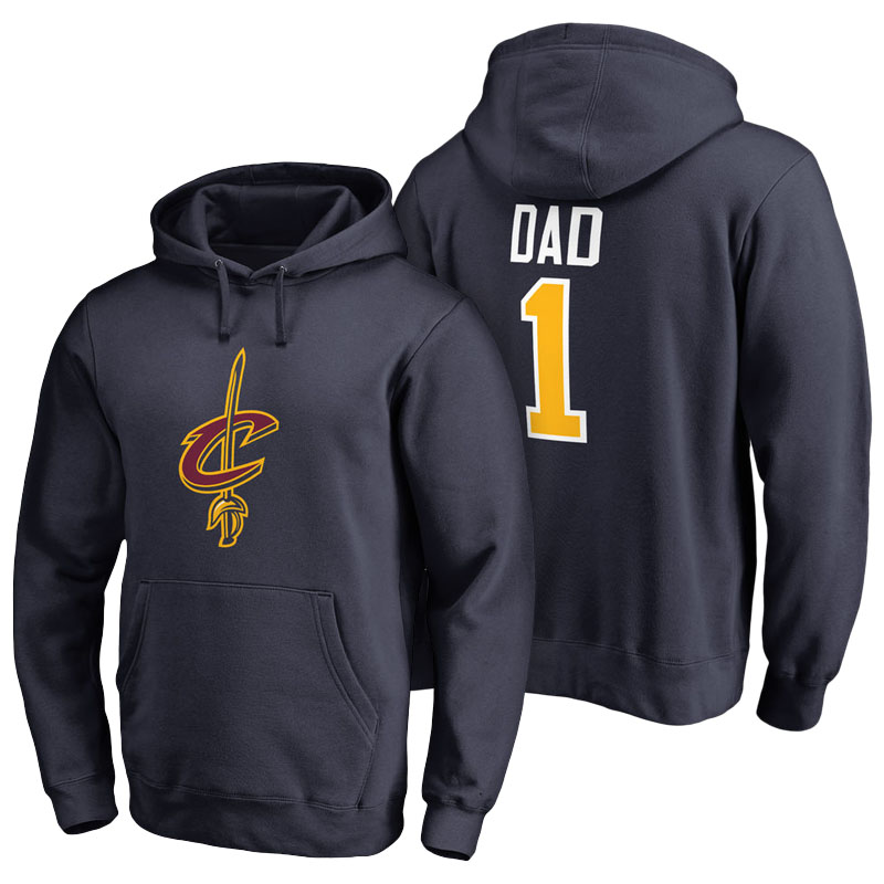 Men's Cleveland Cavaliers Father's Day Navy Pullover Hoodie