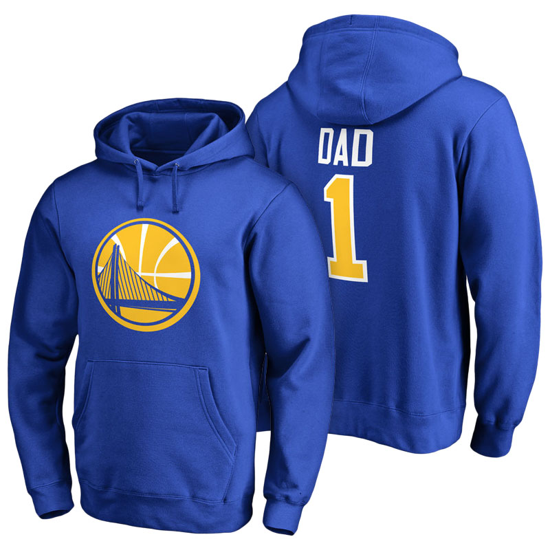 Men's Golden State Warriors Father's Day Royal Pullover Hoodie