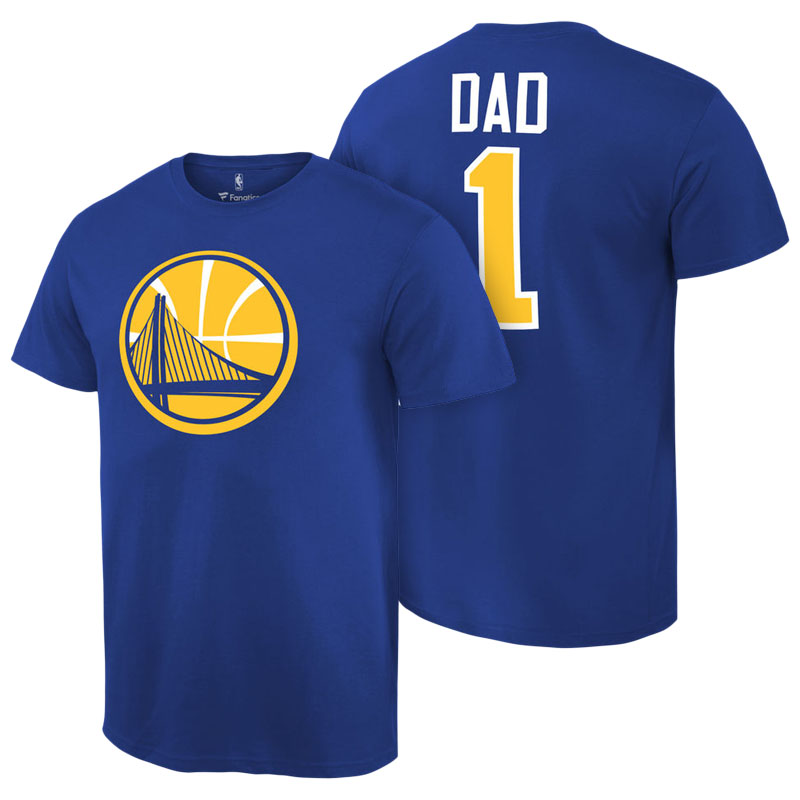 Men's Golden State Warriors Father's Day Royal T-shirt