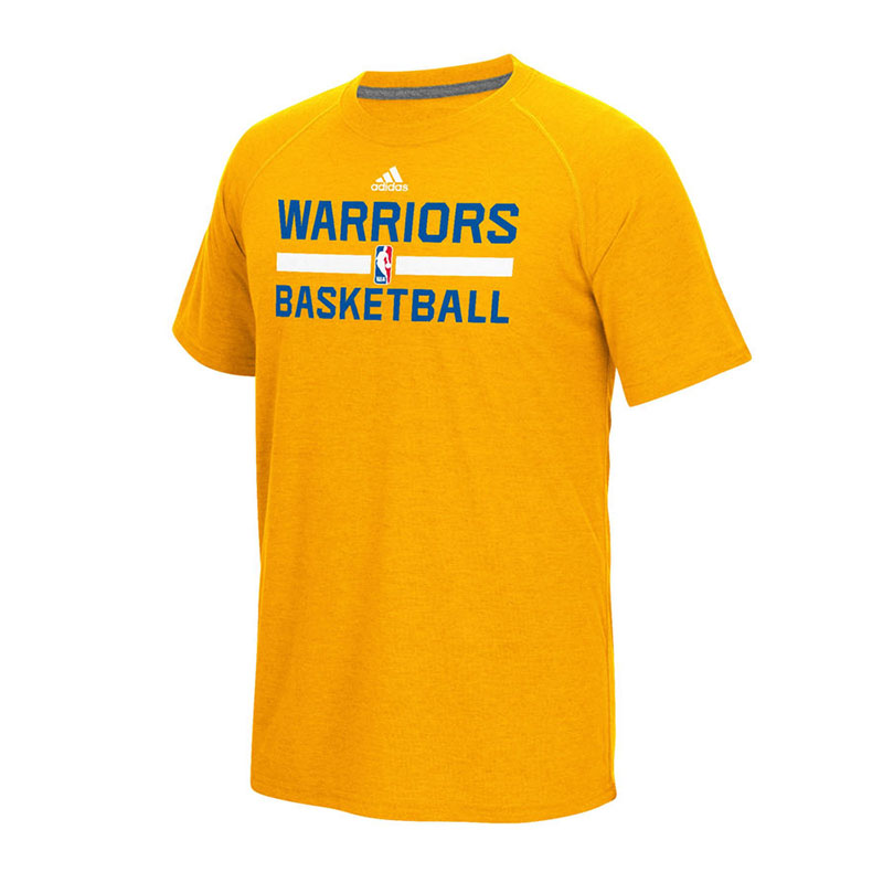 Men's  Golden State Warriors yellow T-shirt