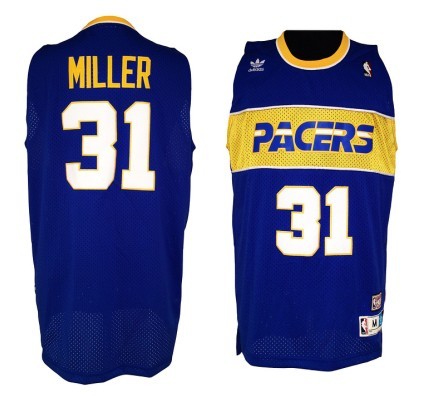 Men's  1985-1990 Indiana Pacers #31 Reggie Miller Soul Jersey