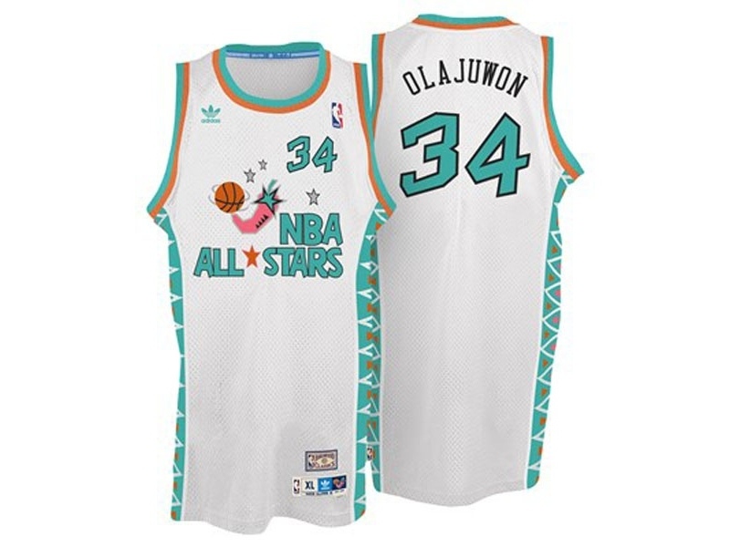 Hakeem Olajuwon 1996 All-Star White Jersey