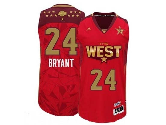 Kobe Bryant 2011 All-Star Red Jersey