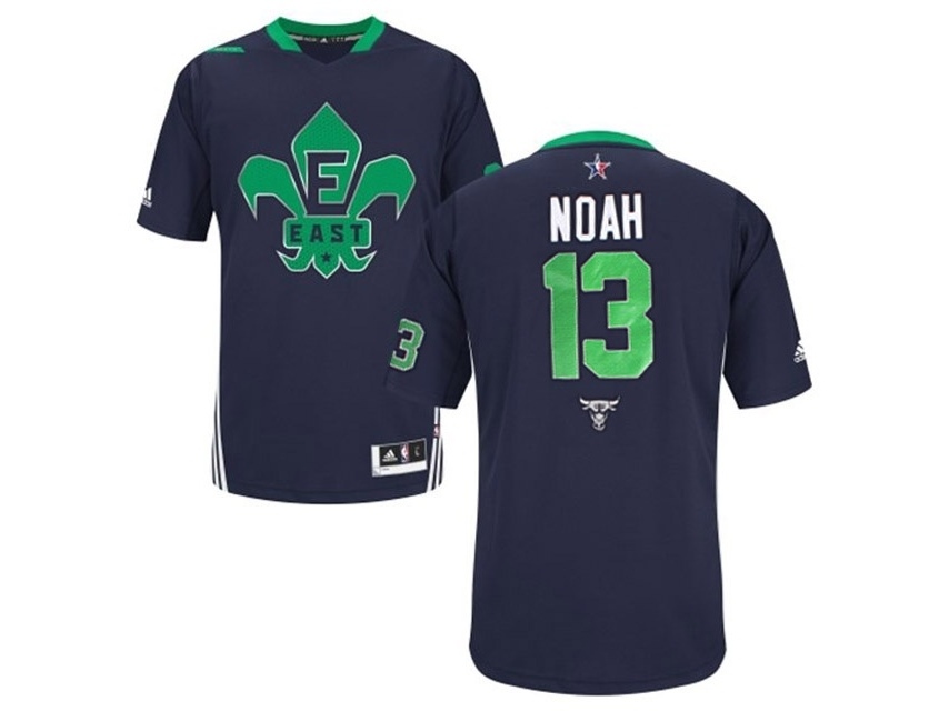 Joakim Noah 2014 All-Star Navy Blue Jersey