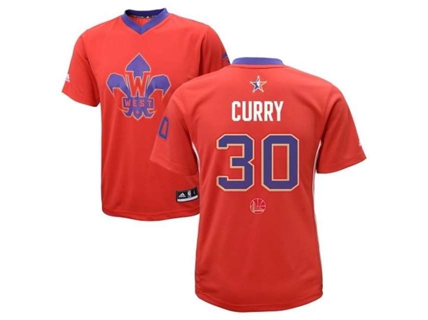 Stephen Curry 2014 All-Star Red Jersey