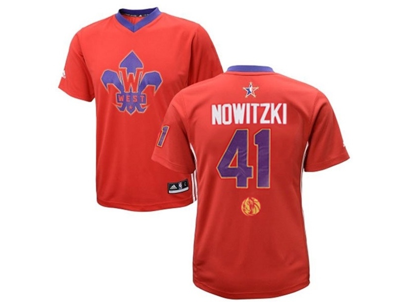 Dirk Nowitzki 2014 All-Star Red Jersey