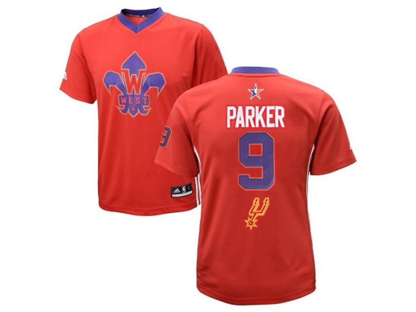 Tony Parker 2014 All-Star Red Jersey