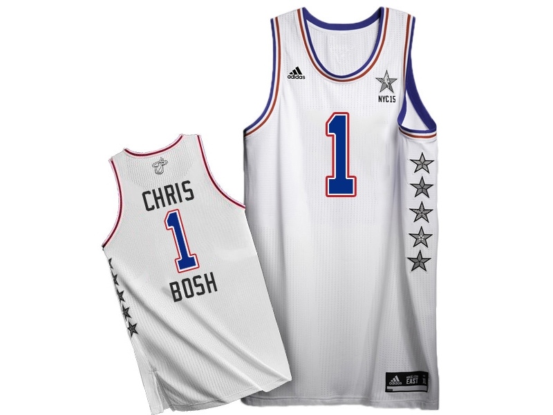 Chris Bosh 2015 All-Star White Jersey