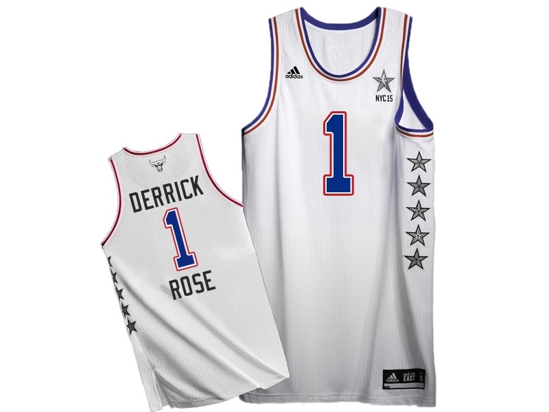 Derrick Rose 2015 All-Star White Jersey