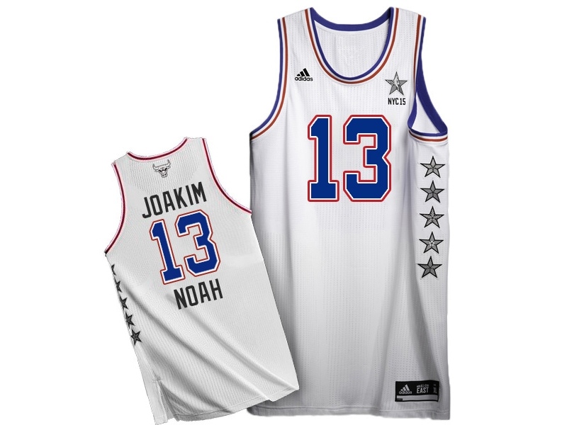 Joakim Noah 2015 All-Star White Jersey