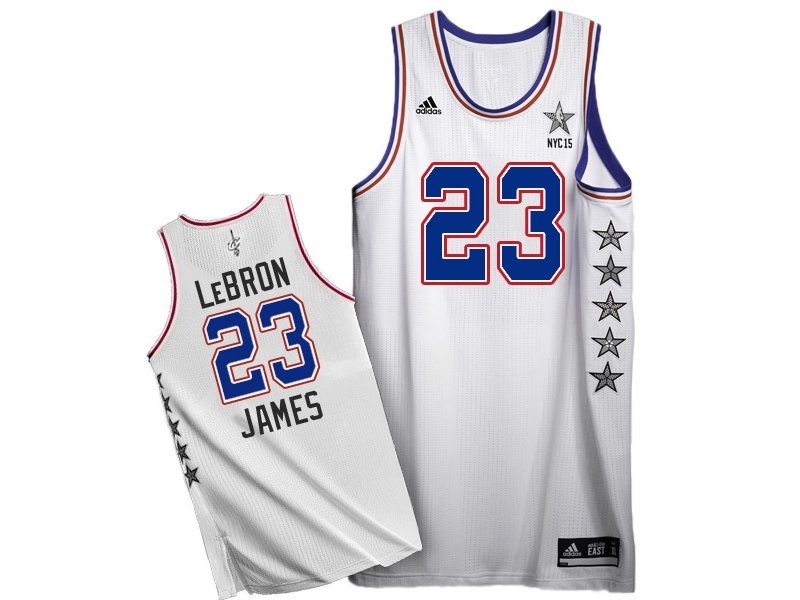 LeBron James 2015 All-Star White Jersey