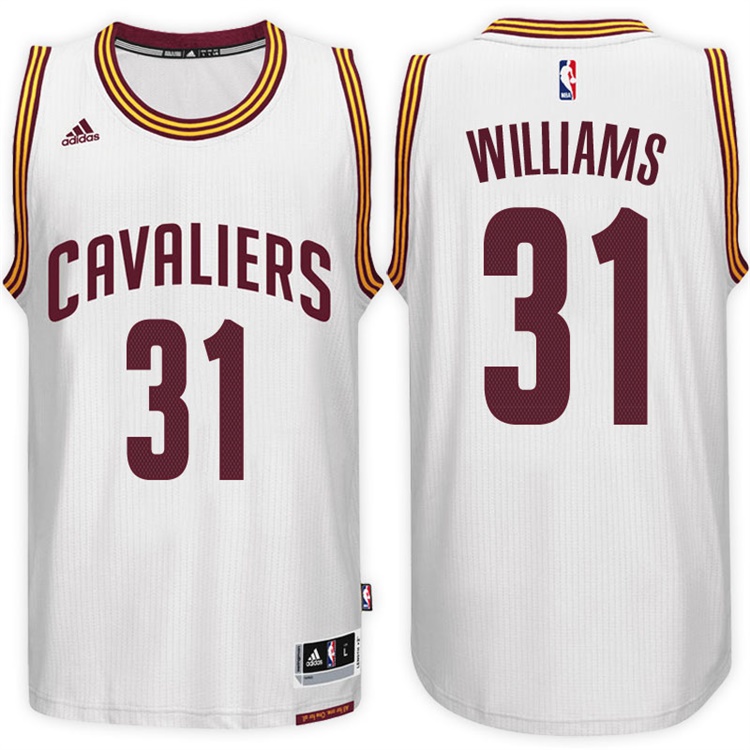 Men's 2016-17 Season Deron Williams Cleveland Cavaliers #31 New Swingman Home White Jersey