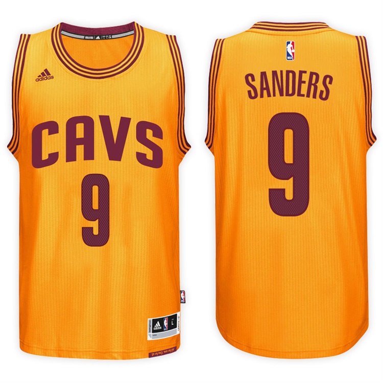 2016-17 Season Larry Sanders Cleveland Cavaliers #9 New Swingman Alternate Gold Jersey