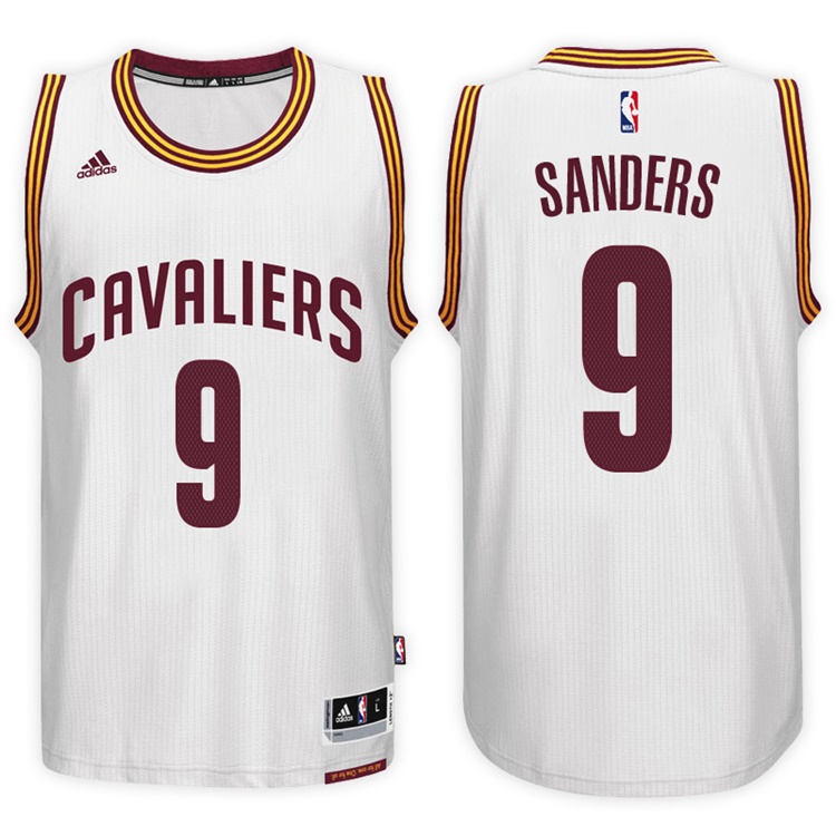 2016-17 Season Larry Sanders Cleveland Cavaliers #9 New Swingman Home White Jersey