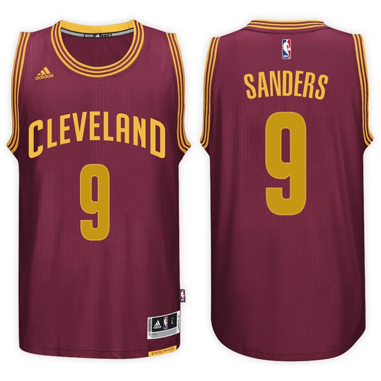 2016-17 Season Larry Sanders Cleveland Cavaliers #9 New Swingman Road Wine Jersey