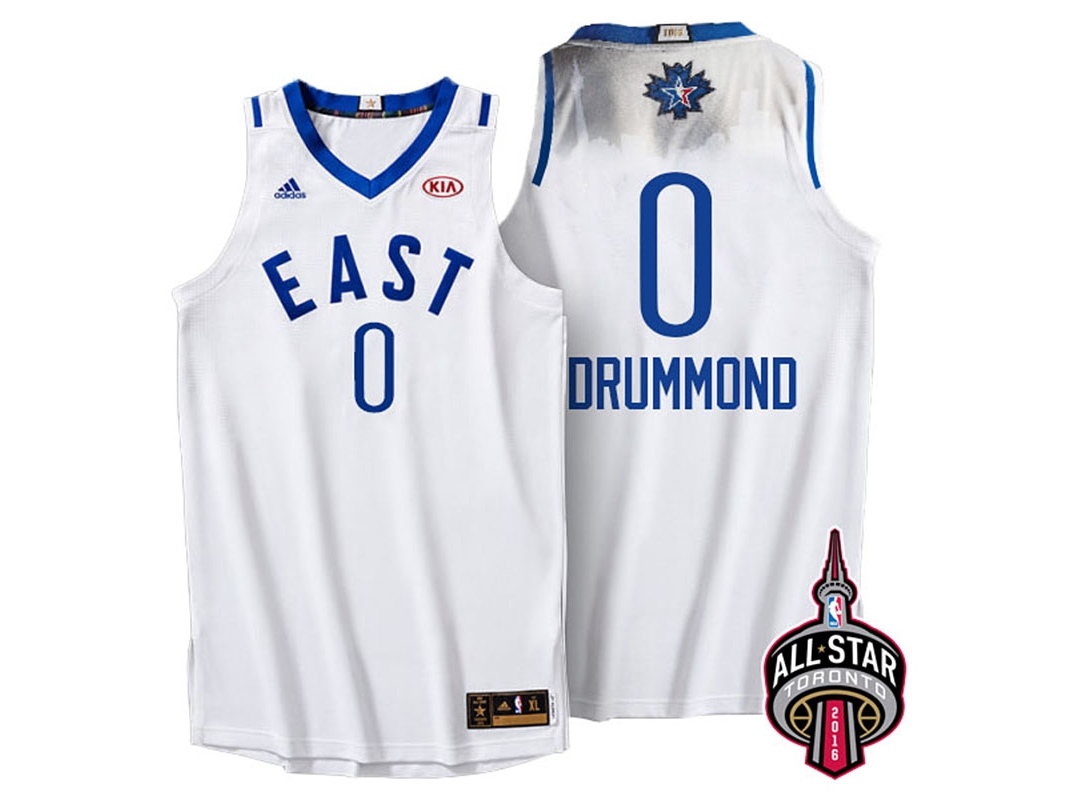 Andre Drummond 2016 All-Star White Jersey