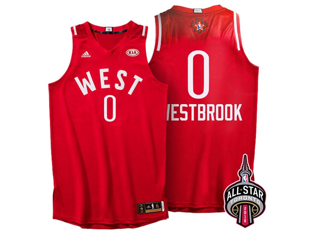 Russell Westbrook 2016 All-Star Red Jersey