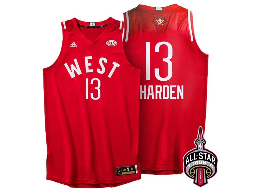 James Harden 2016 All-Star Red Jersey