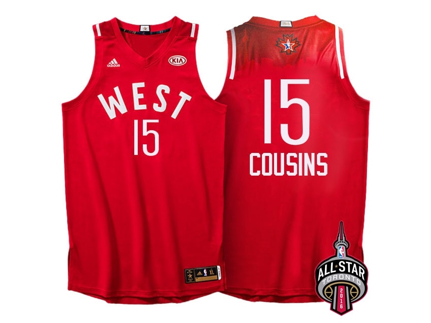 DeMarcus Cousins 2016 All-Star Red Jersey