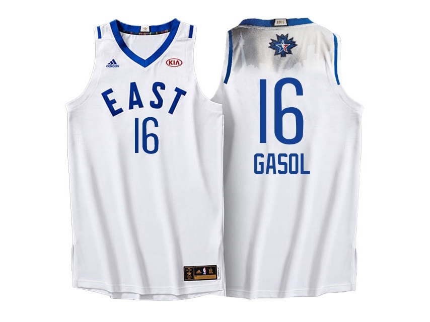 Pau Gasol 2016 All-Star White Jersey