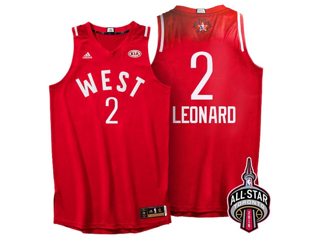 Kawhi Leonard 2016 All-Star Red Jersey