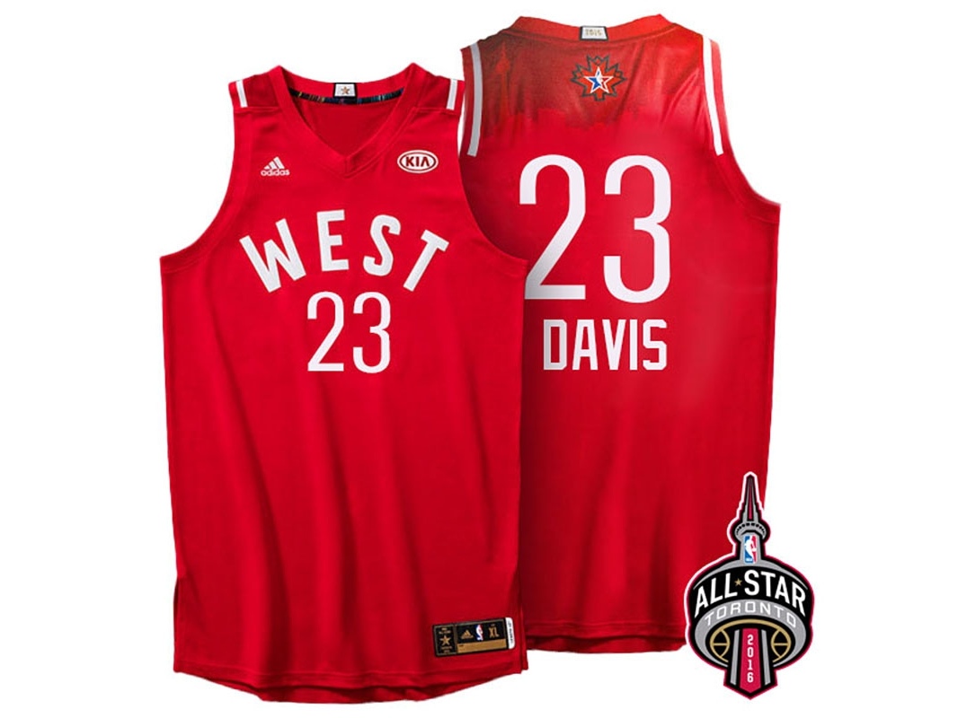 Anthony Davis 2016 All-Star Red Jersey