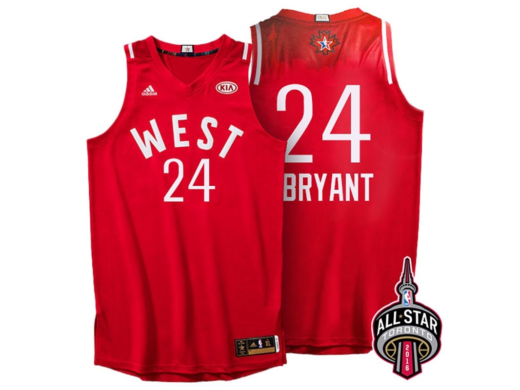 Kobe Bryant 2016 All-Star Red Jersey