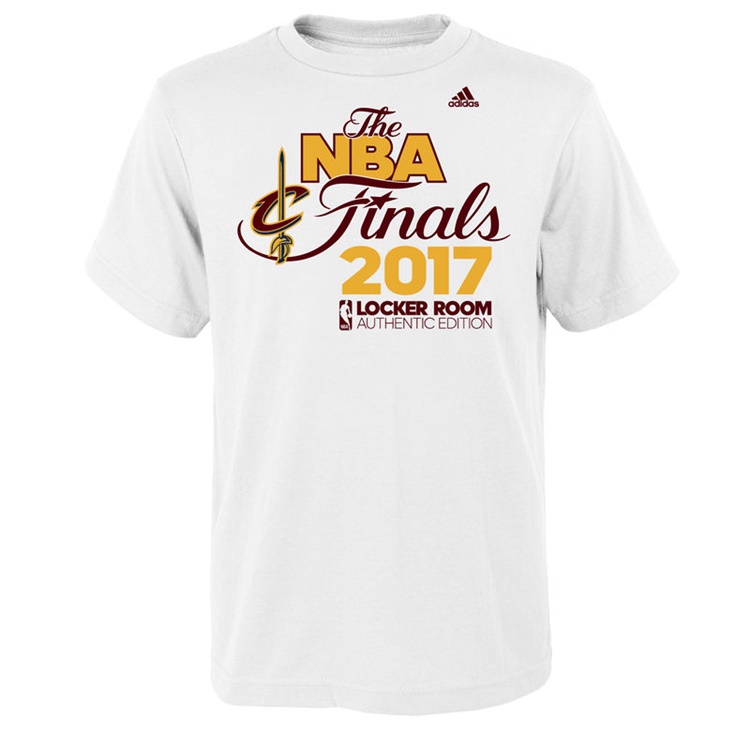 Youth Cleveland Cavaliers 2017 Eastern Conference Champions Locker Room White T-Shirt