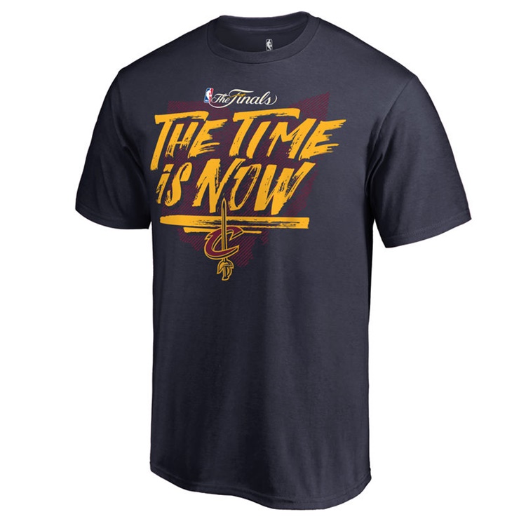 Men's Cleveland Cavaliers 2017 NBA Finals Bound Navy T-Shirt