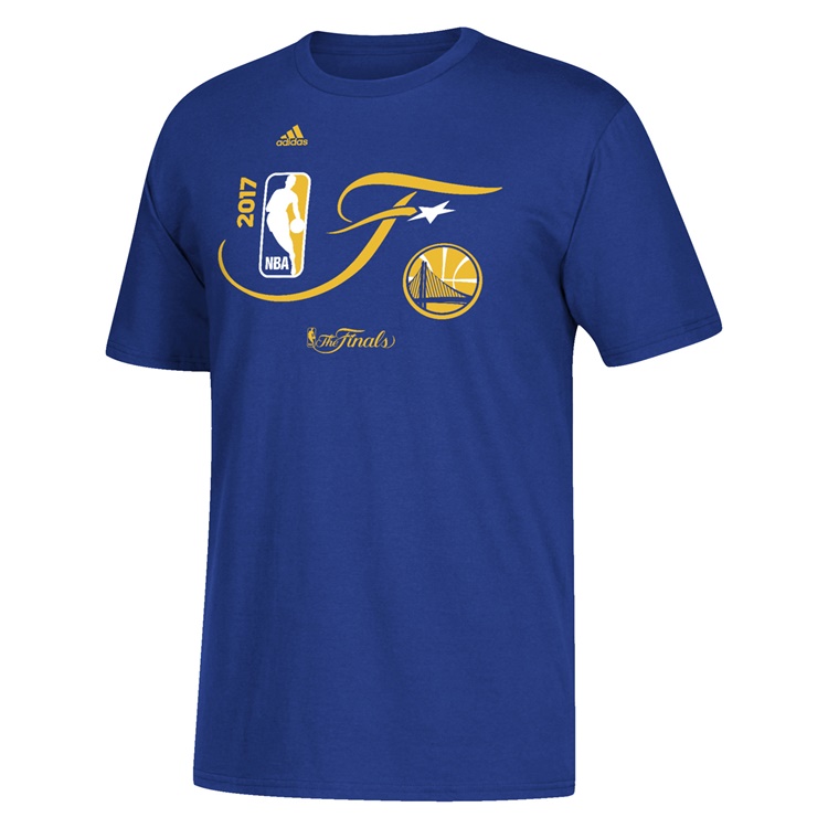 Men's Golden State Warriors 2017 NBA Finals Statement Royal T-Shirt