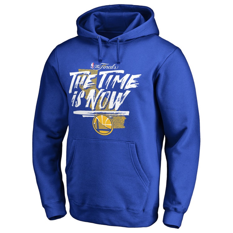 Men's Golden State Warriors 2017 NBA Finals Bound Pullover Hoodie Royal T-Shirt