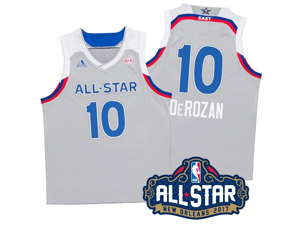 DeMar DeRozan 2017 New Orleans All-Star Eastern Conference Gray Jersey