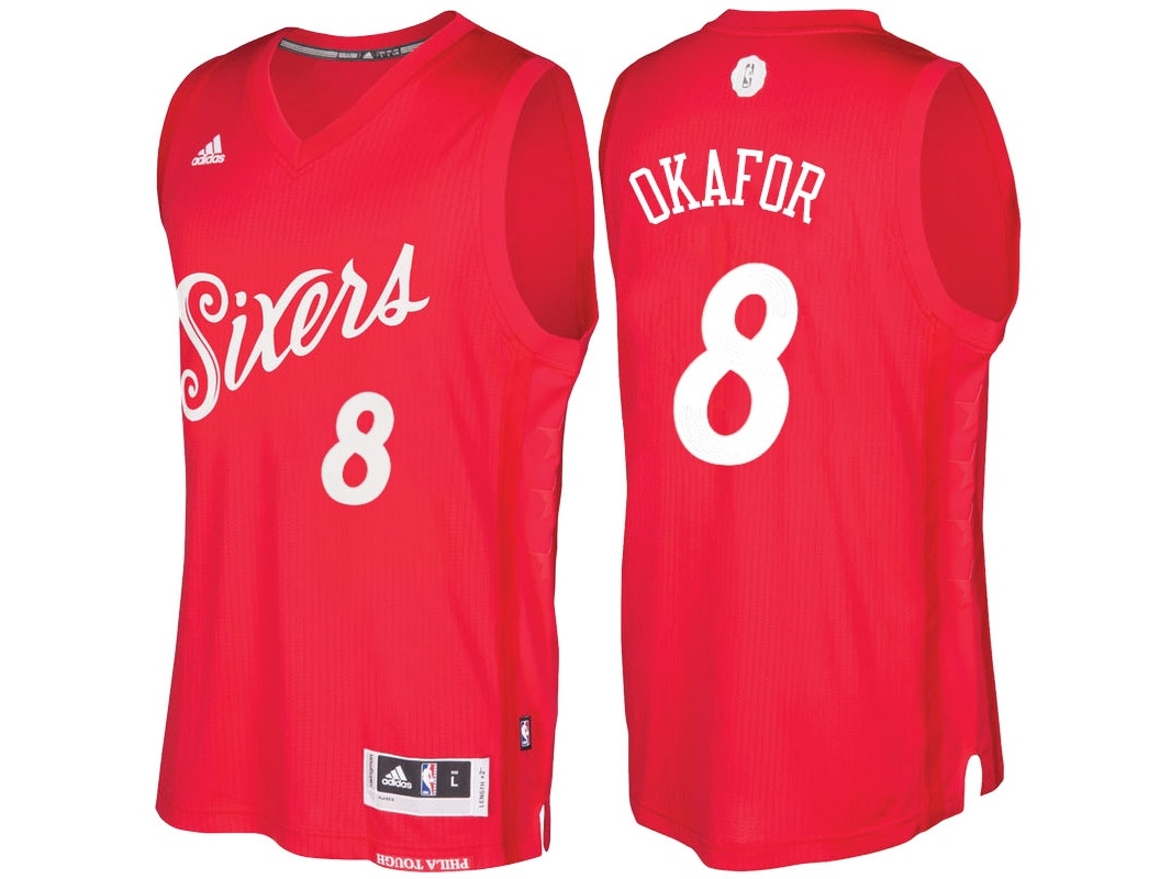 76ers 2016 Christmas Day Swingman Red Jersey