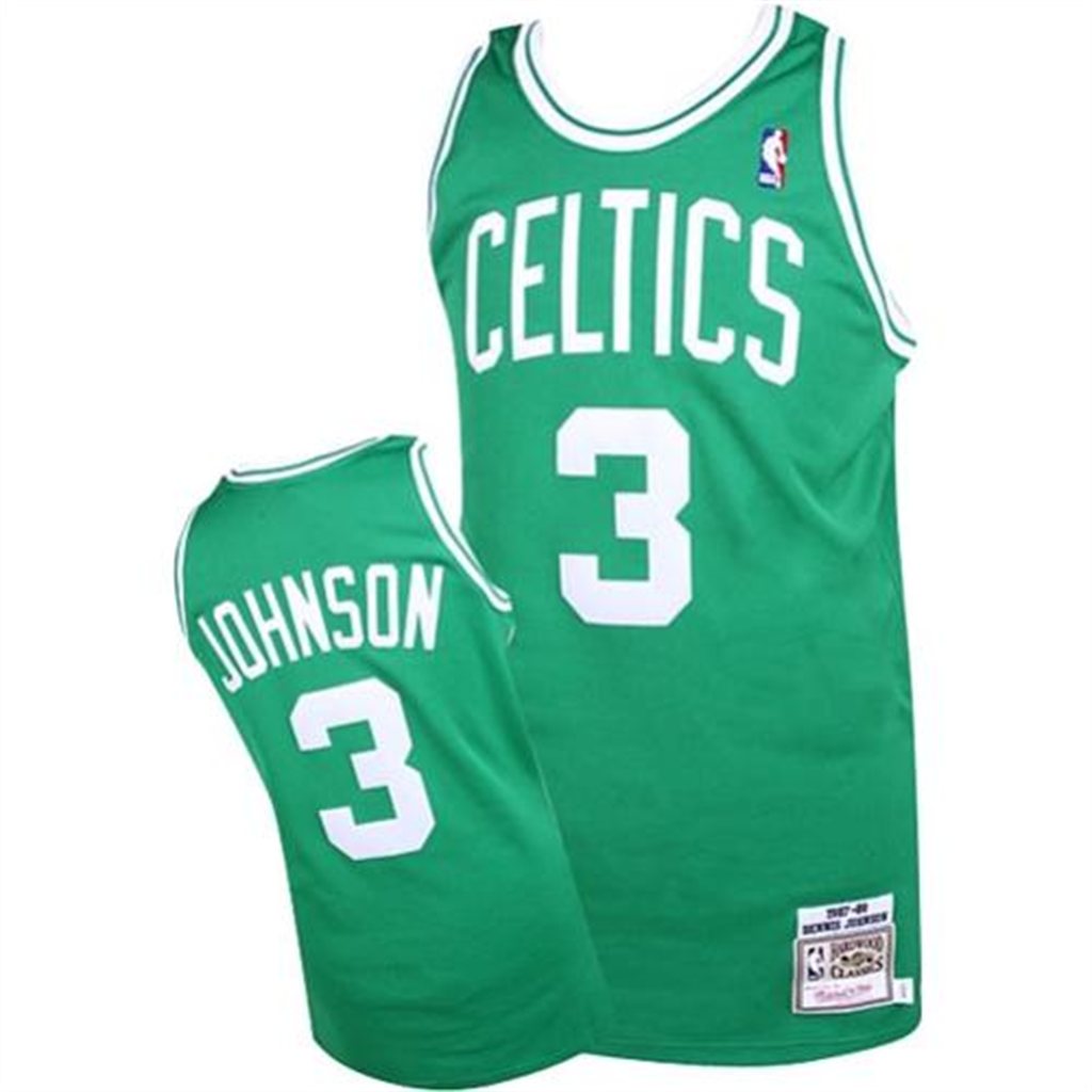 Men's  Boston Celtics Dennis Johnson Authentic Jersey