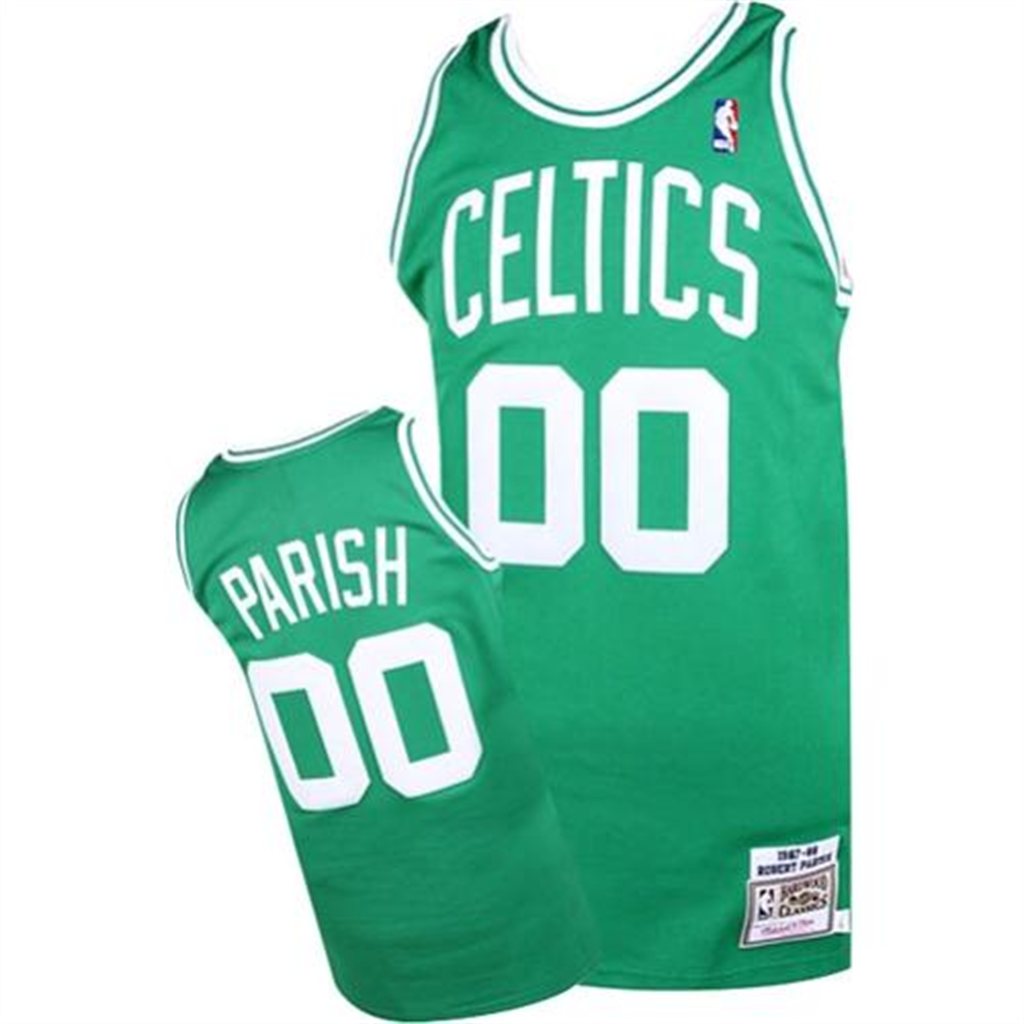 Men's  Boston Celtics Robert Parish Authentic Jersey