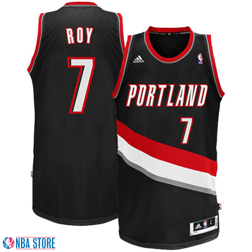 Men's  Brandon Roy Portland Trail Blazers Black Jersey