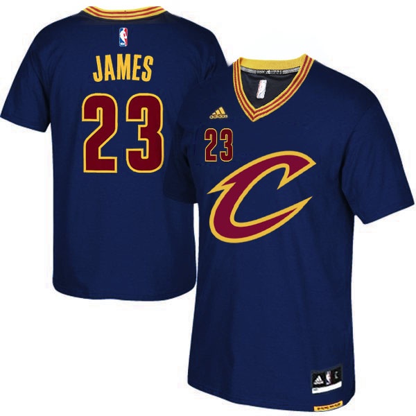 Men's  CAVS #23 Lebron James 2015-16 Swingman Jersey Navy