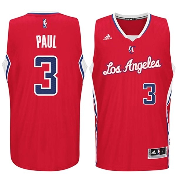 Men's  Clippers #3 Chris Paul 2014-15 New Swingman Red Jersey