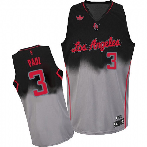 Men's  Los Angeles Clippers #3 Chris Paul Fadeaway Fashion Jersey