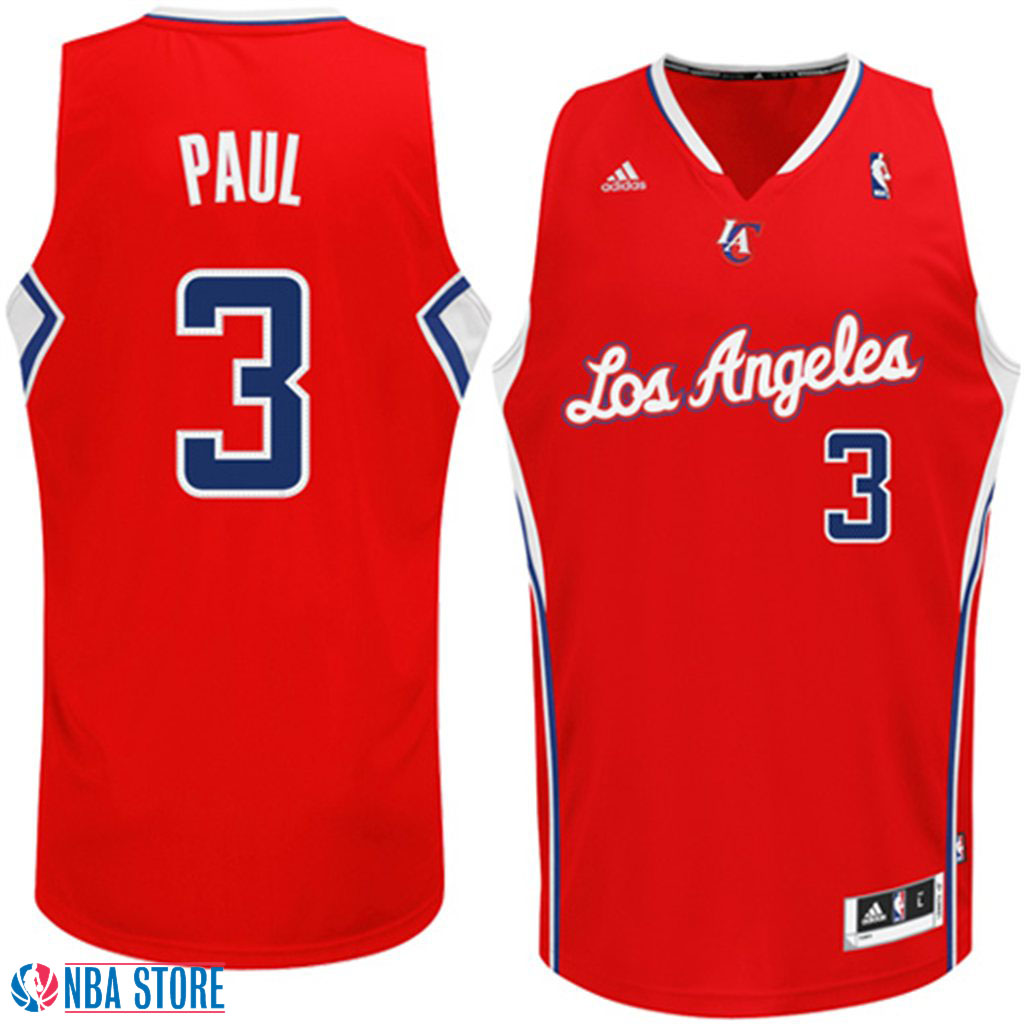 Men's  Chris Paul Los Angeles Clippers Revolution 30 Red Jersey