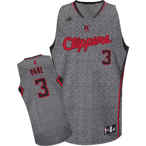 Men's  Chris Paul Clippers #3 Static Fashion Jersey