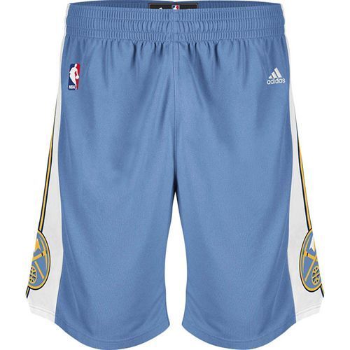 Men's  Denver Nuggets Revolution 30 Light Blue Shorts