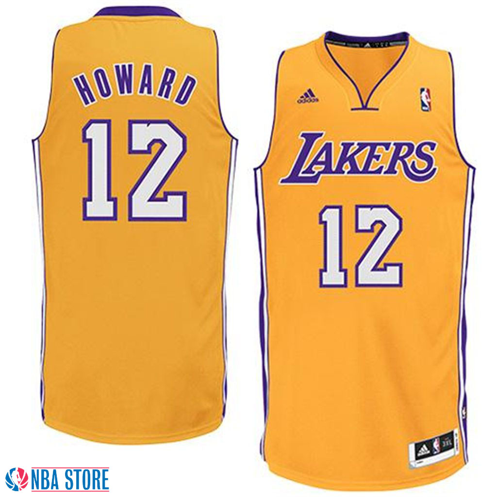 Men's  Dwight Howard Los Angeles Lakers Home Gold Jersey