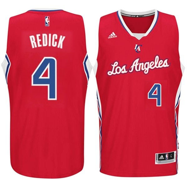 Men's  JJ Redick Los Angeles Clippers #4 Road Red Jersey