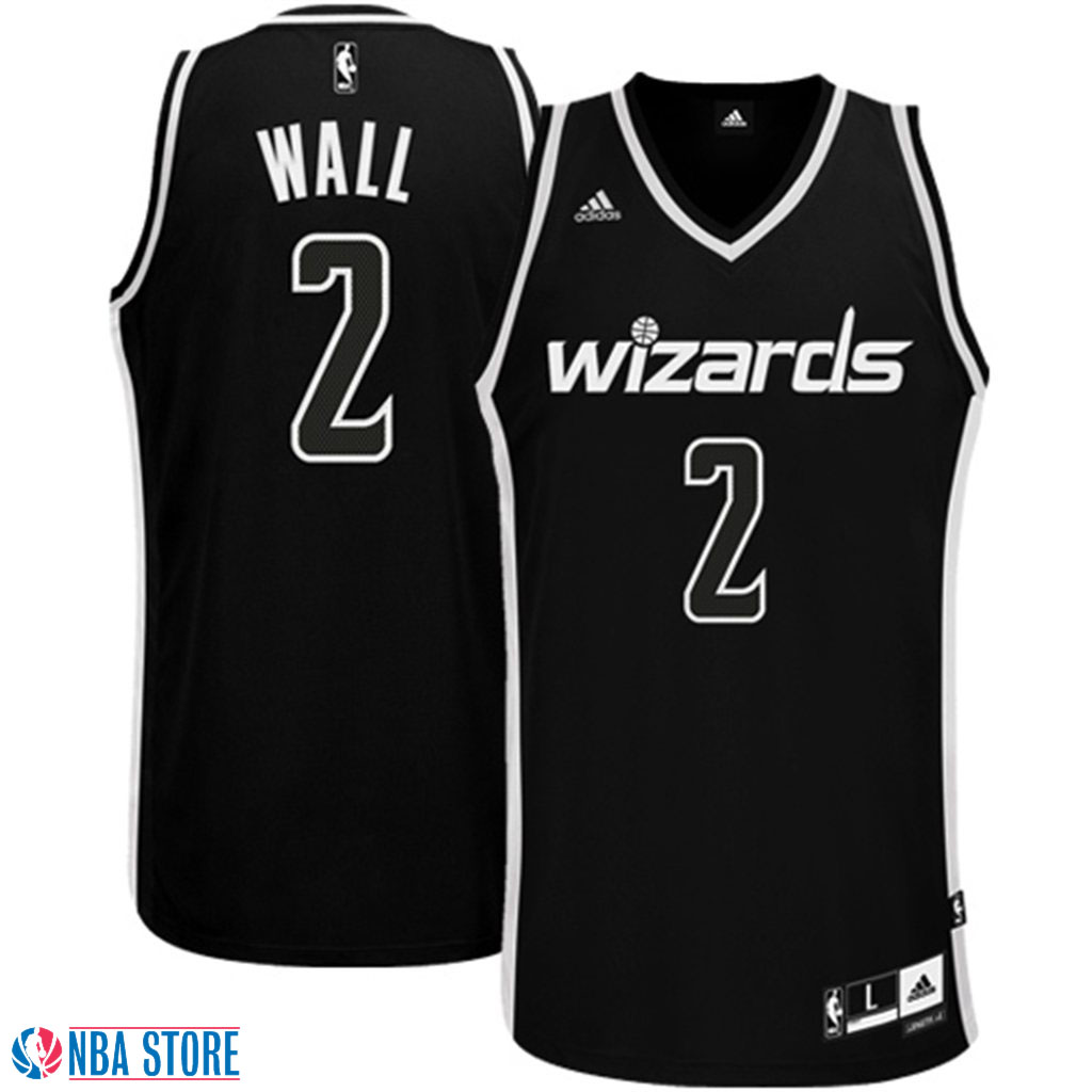 Men's  John Wall Washington Wizards Black Swingman Jersey