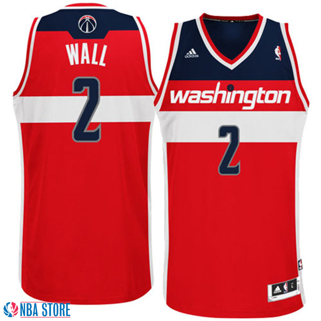 Men's  John Wall Washington Wizards Revolution 30 Red Jersey