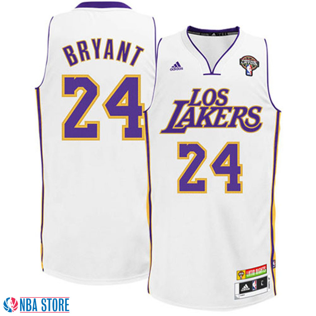 Men's  Kobe Bryant Latin Nights Revolution 30 White Jersey