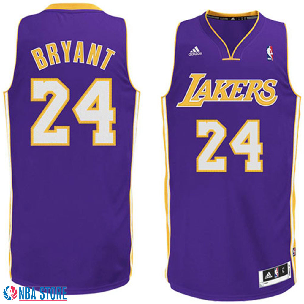 Men's  Kobe Bryant Revolution 30 Swingman Purple Jersey