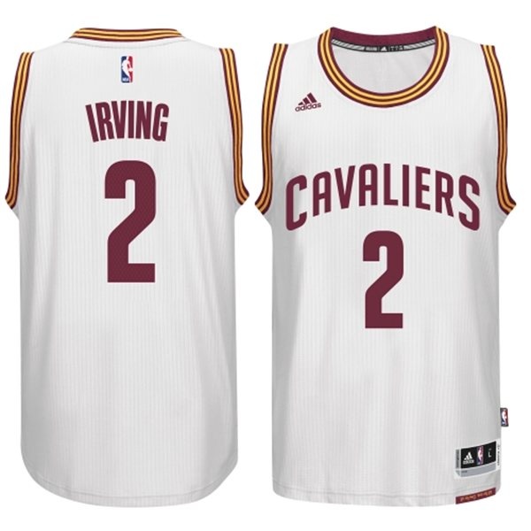 Men's  Cavaliers Kyrie Irving 2014-15 Swingman Home White Jersey