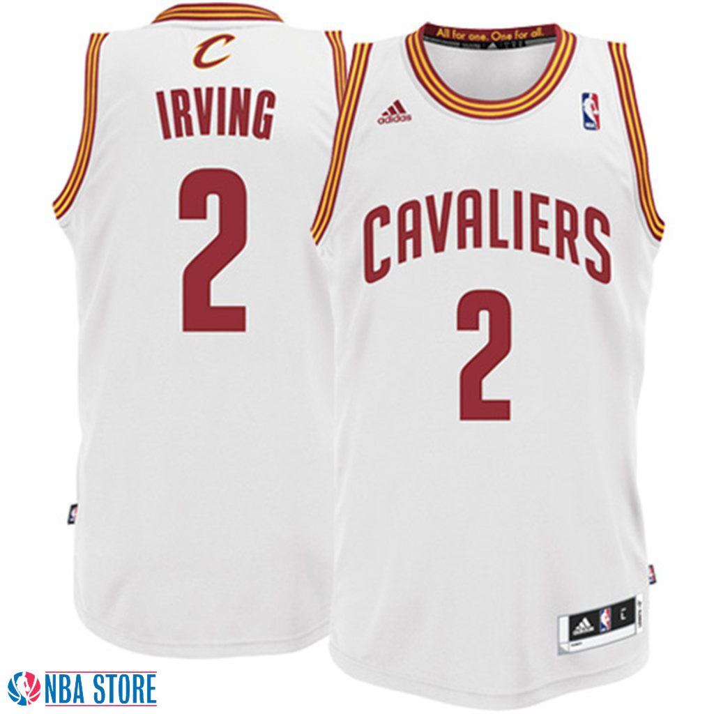 Men's  Kyrie Irving Cleveland Cavaliers White Home Jersey